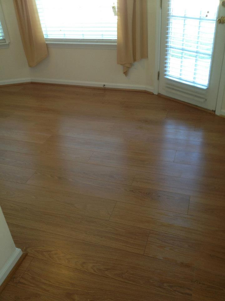A hardwood floor before being refinished in detroit michigan