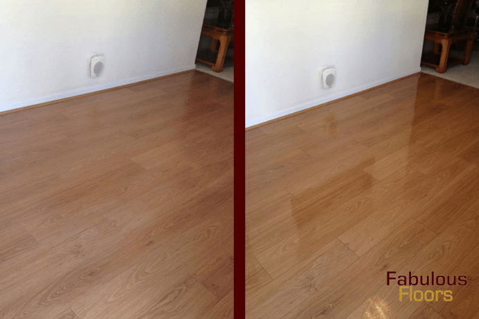 before and after hardwood floor resurfacing in melvindale, mi